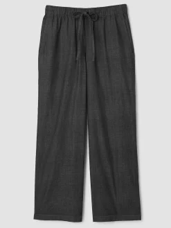 Airy Organic Cotton Twill Full-Length Straight Pant