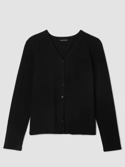 Cross Hatch Stretch Jersey Button-Front Top