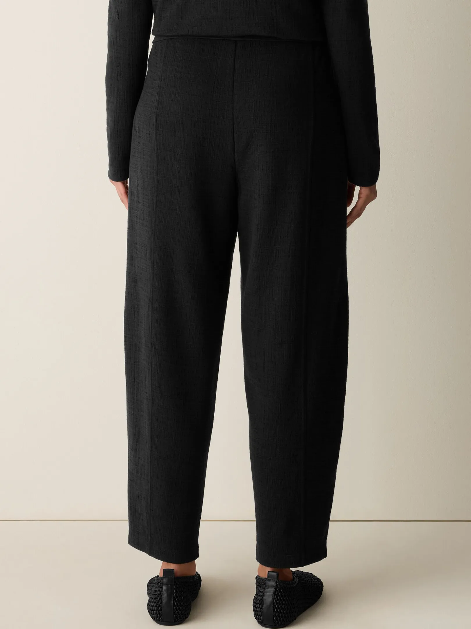 Cross Hatch Stretch Jersey Lantern Pant