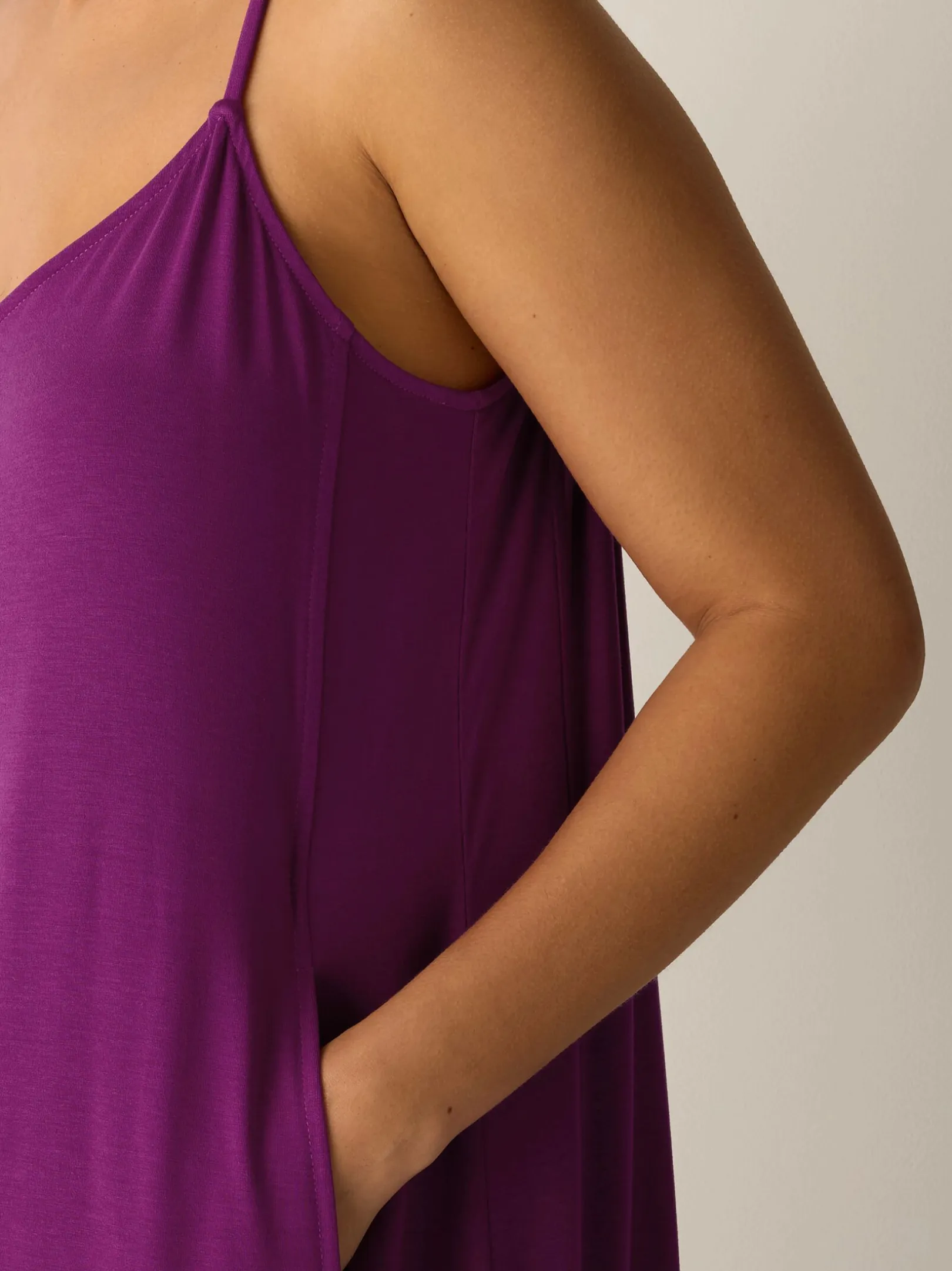 Fine Jersey Lantern Dress