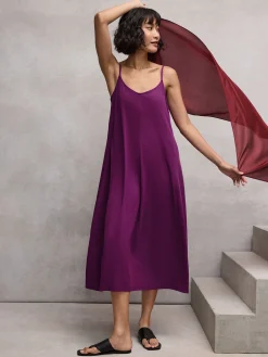 Fine Jersey Lantern Dress