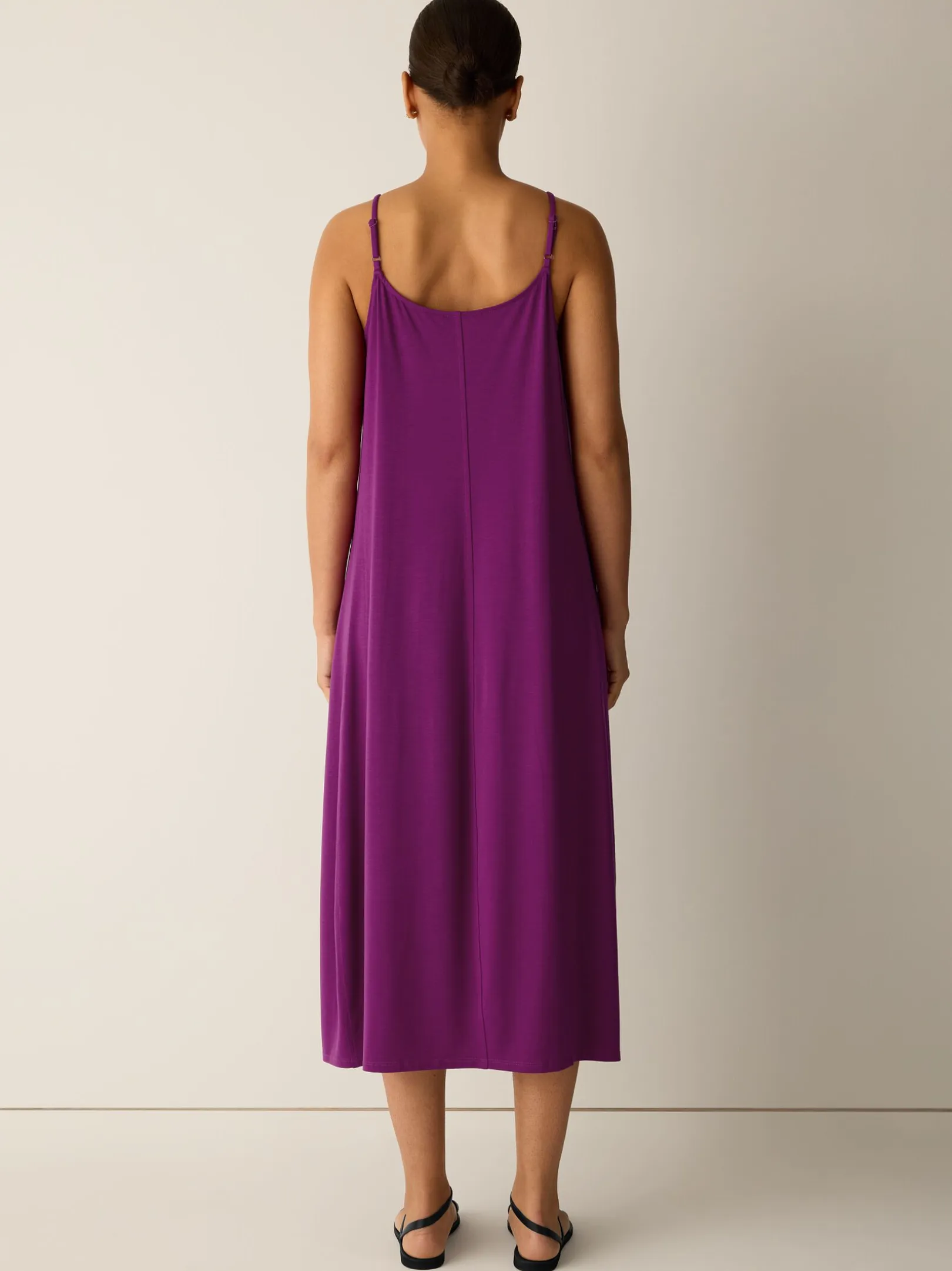 Fine Jersey Lantern Dress
