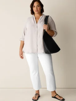 Garment-Dyed Organic Cotton Denim Kick Jean
