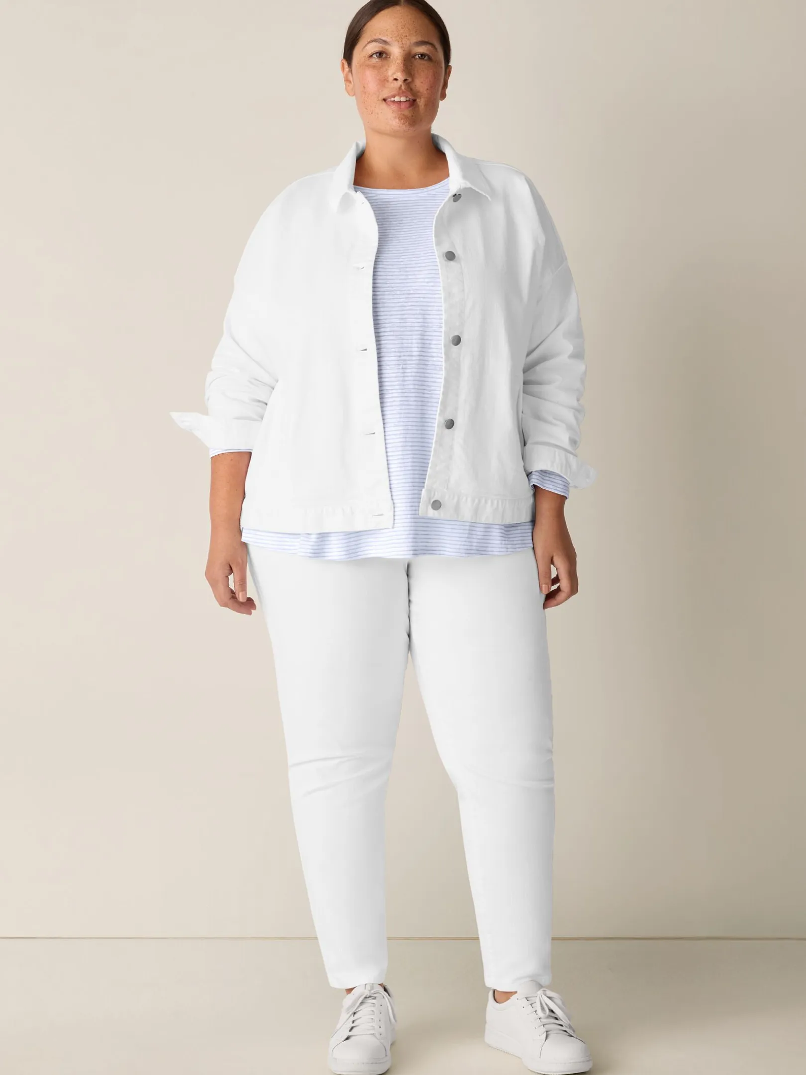 Garment-Dyed Organic Cotton Denim Jacket