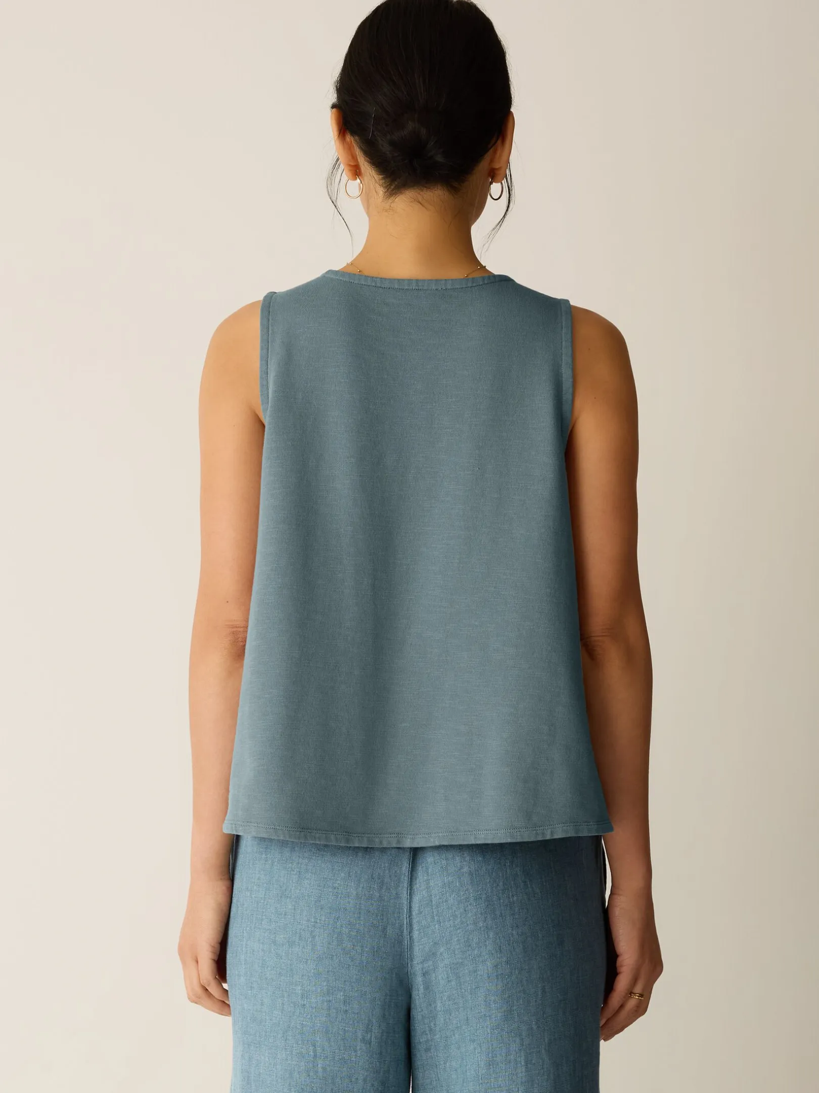 Garment-Dyed Organic Cotton Terry Shell