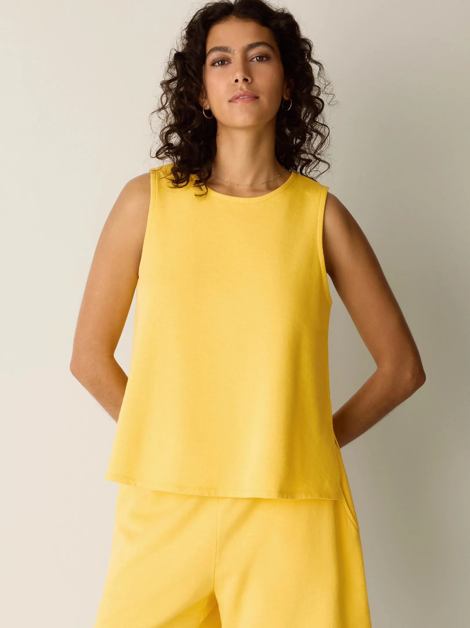 Garment-Dyed Organic Cotton Terry Shell