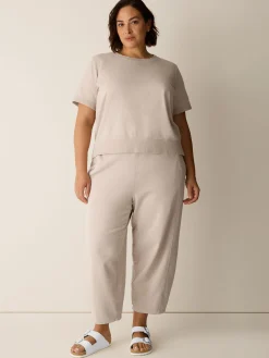 Garment-Dyed Organic Cotton Terry Wedge Tee