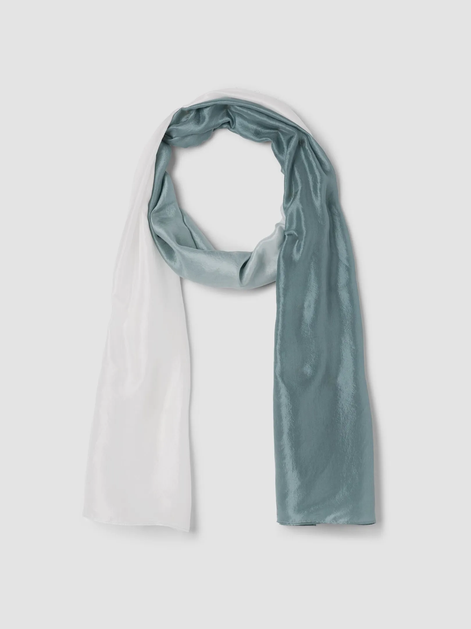 Hand-Dyed Organic Silk Scarf