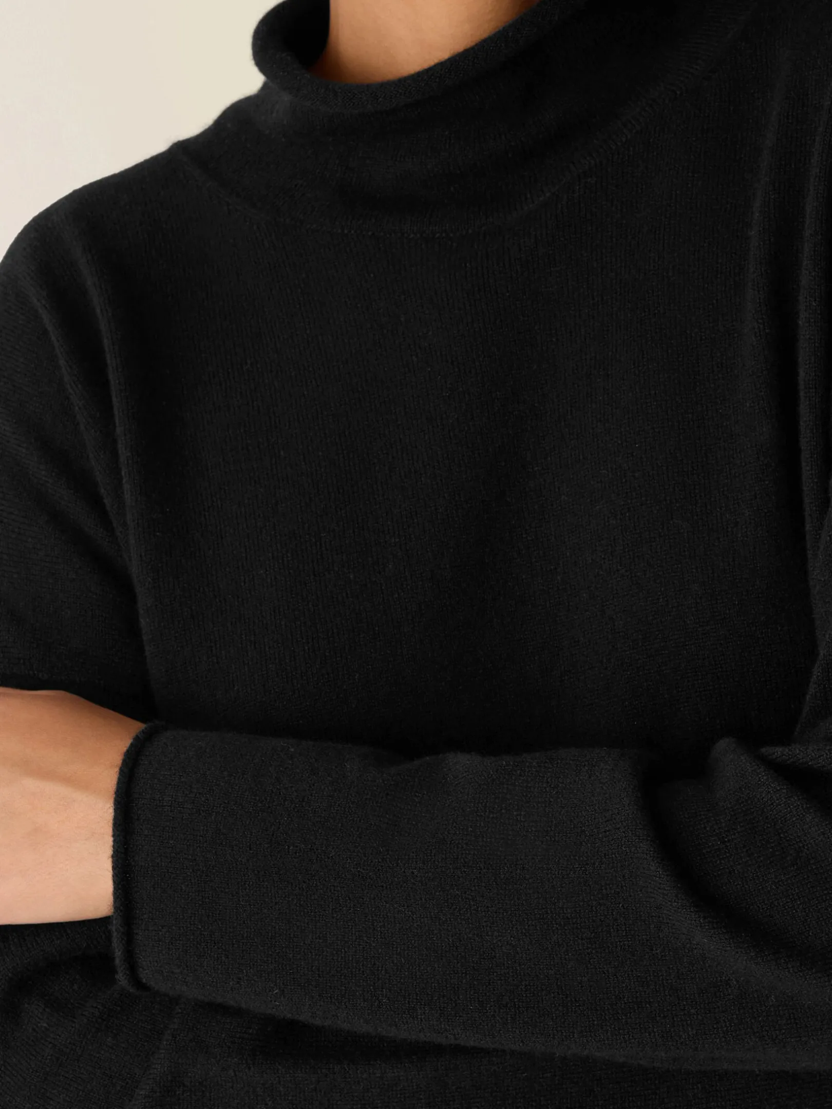 Italian Cashmere Turtleneck Top