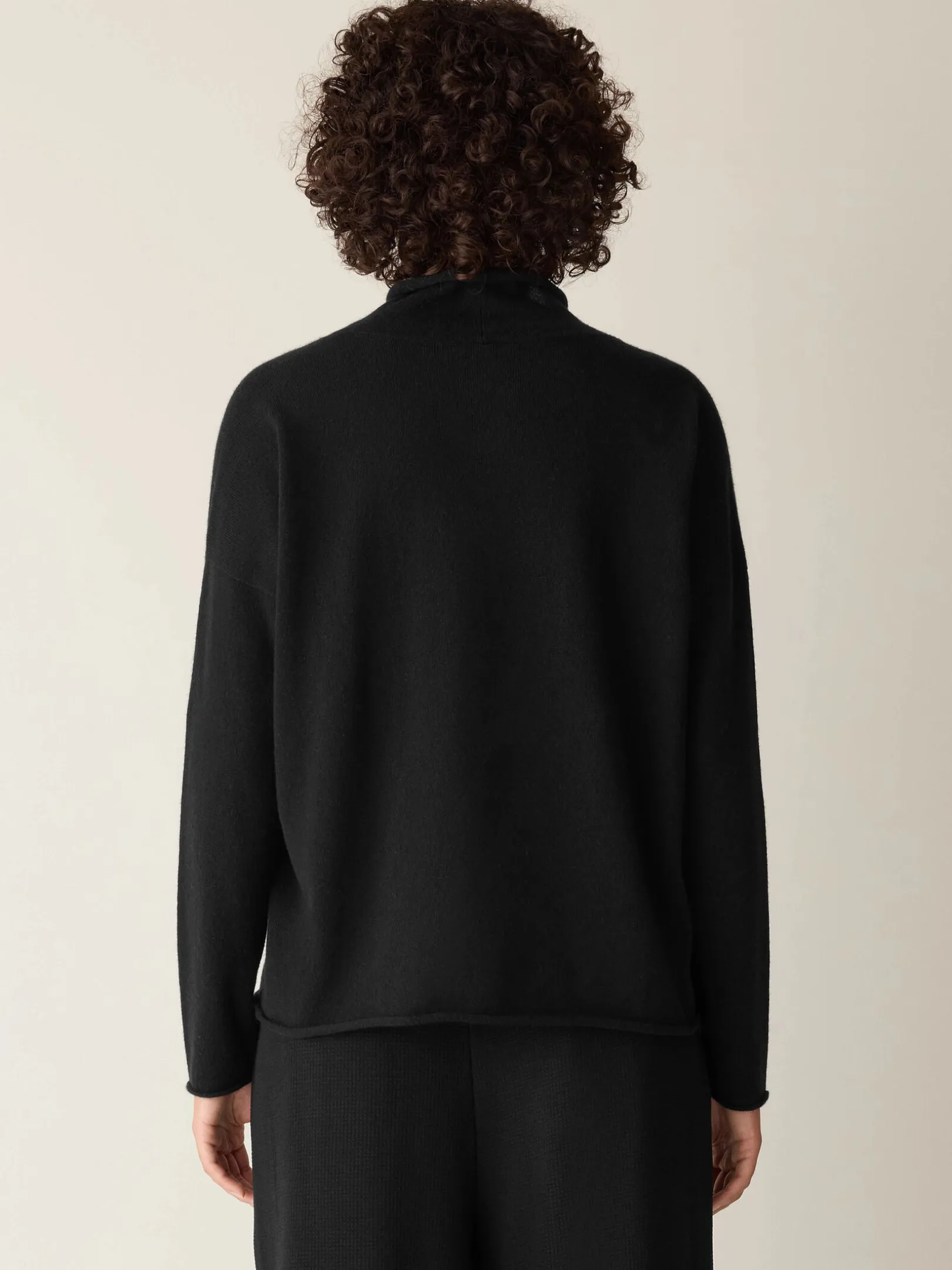 Italian Cashmere Turtleneck Top