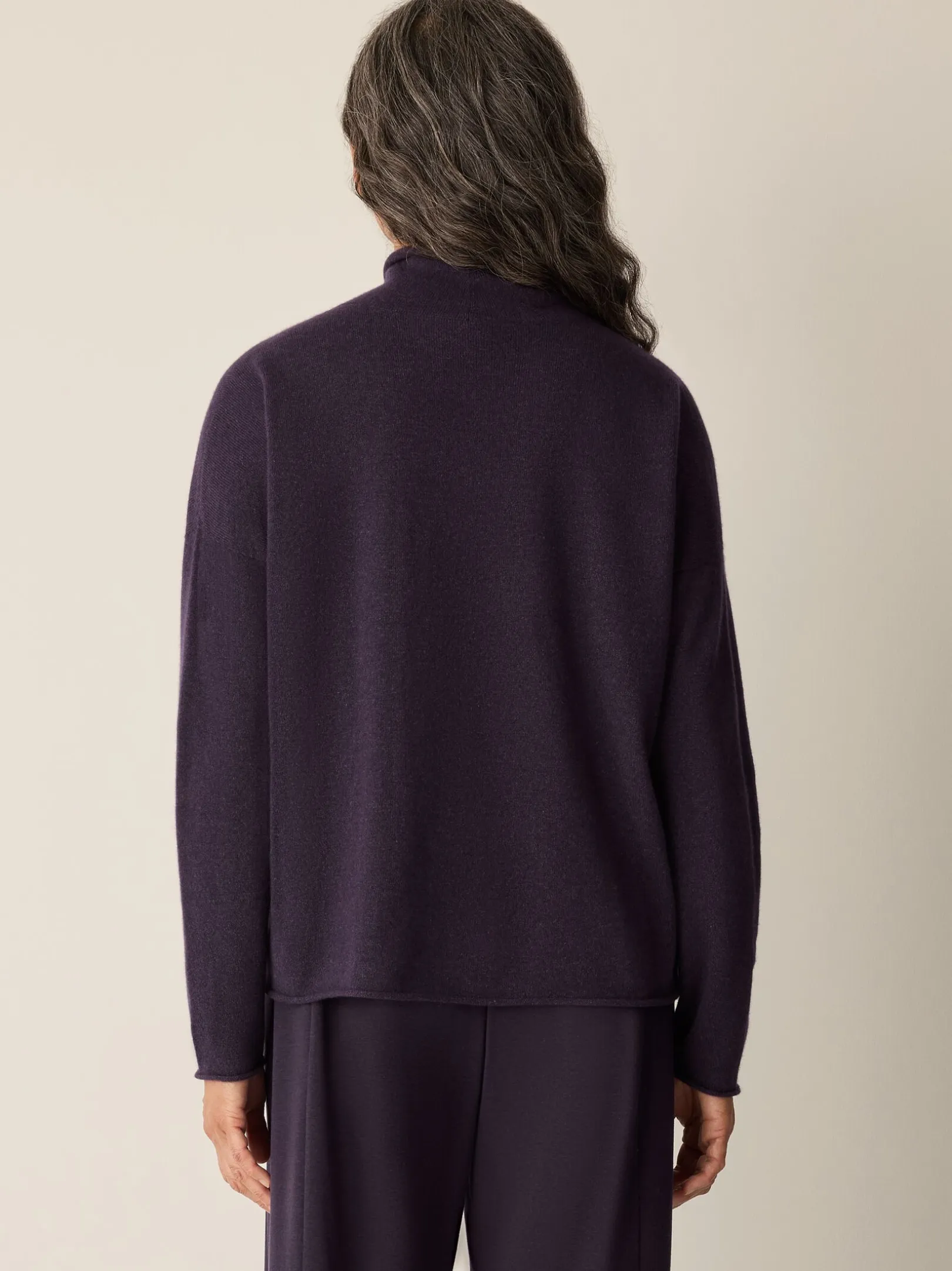 Italian Cashmere Turtleneck Top