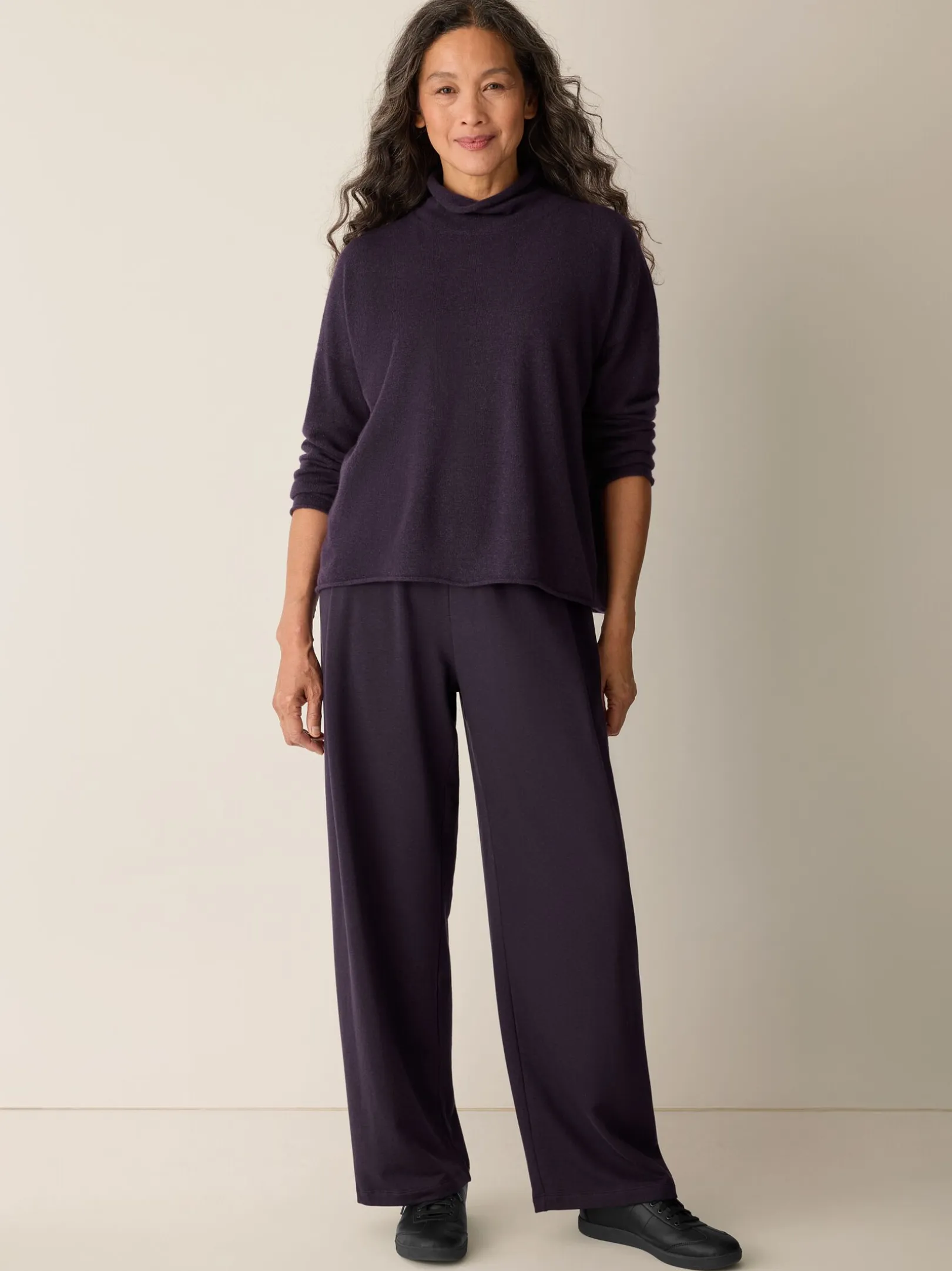 Italian Cashmere Turtleneck Top