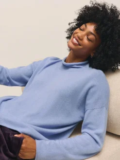 Italian Cashmere Turtleneck Top