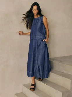 Lightweight Organic Cotton Denim Shell