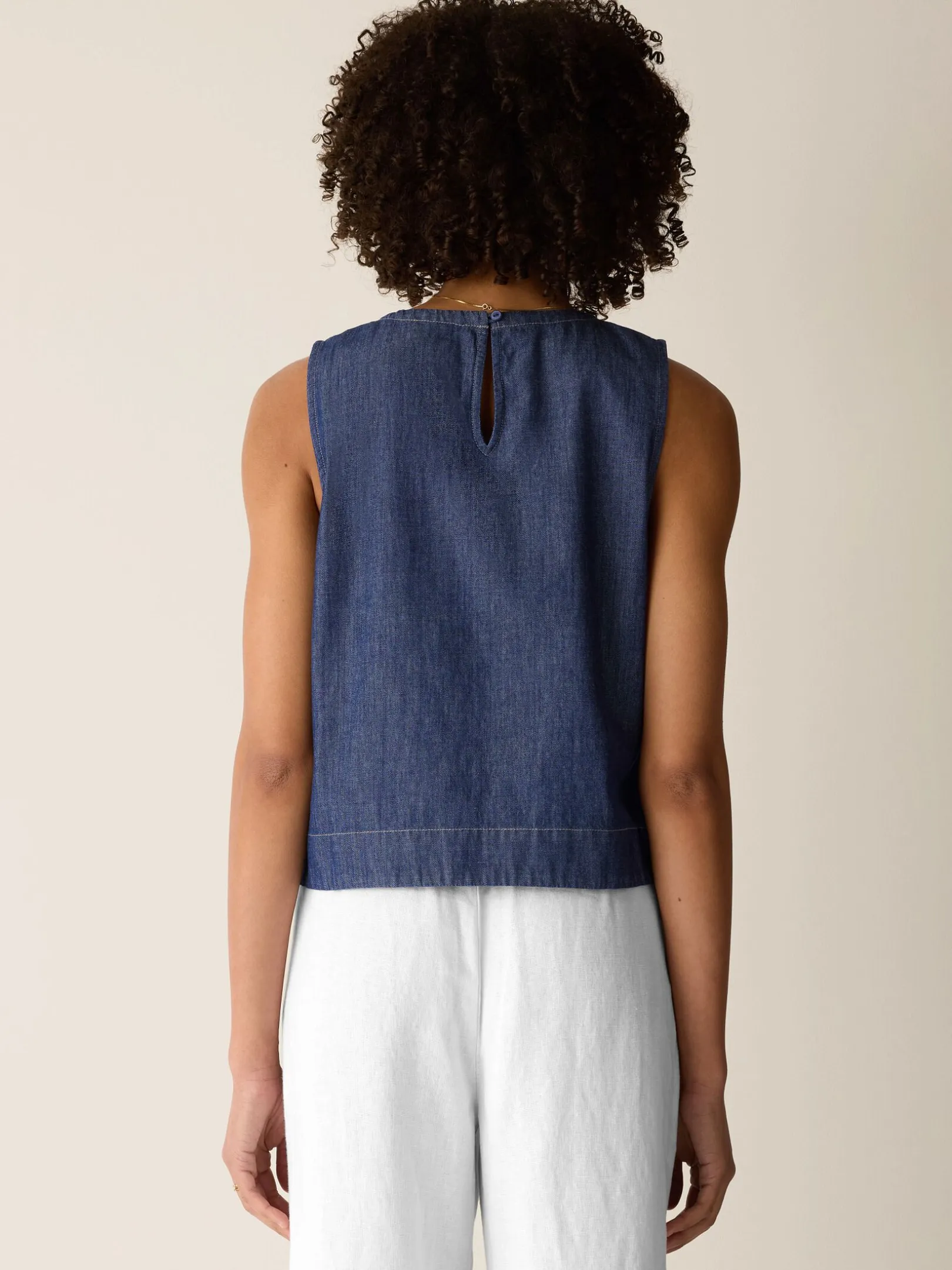 Lightweight Organic Cotton Denim Shell