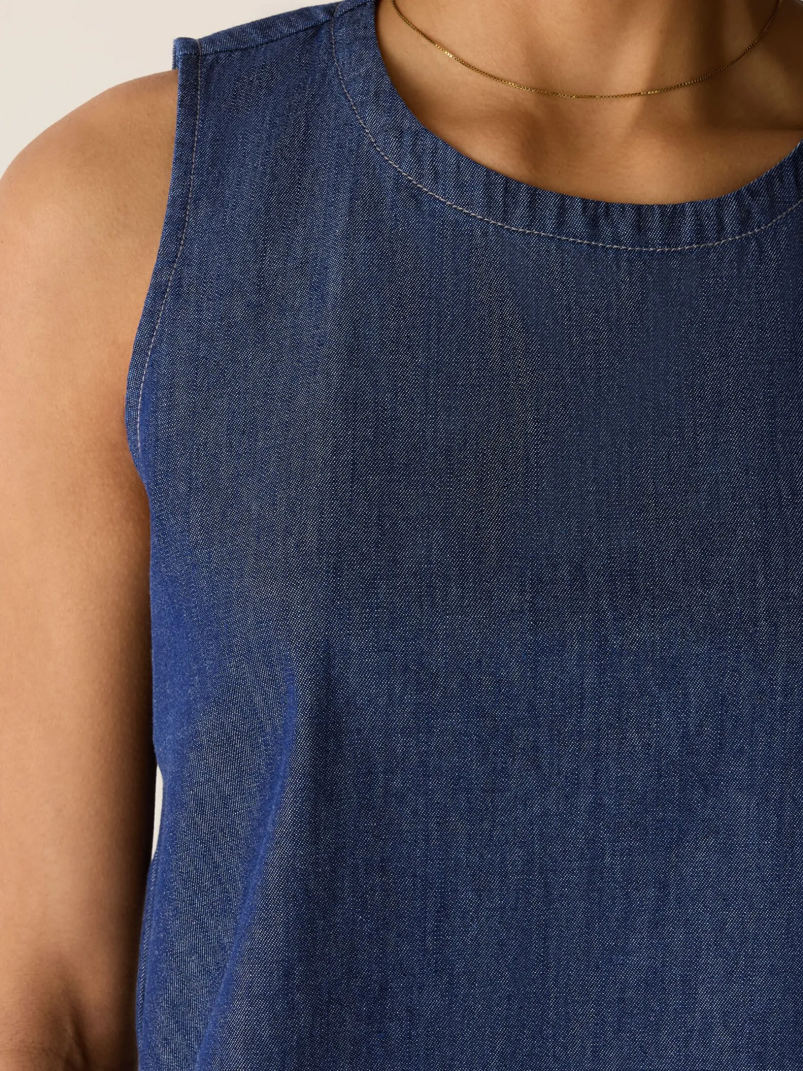 Lightweight Organic Cotton Denim Shell