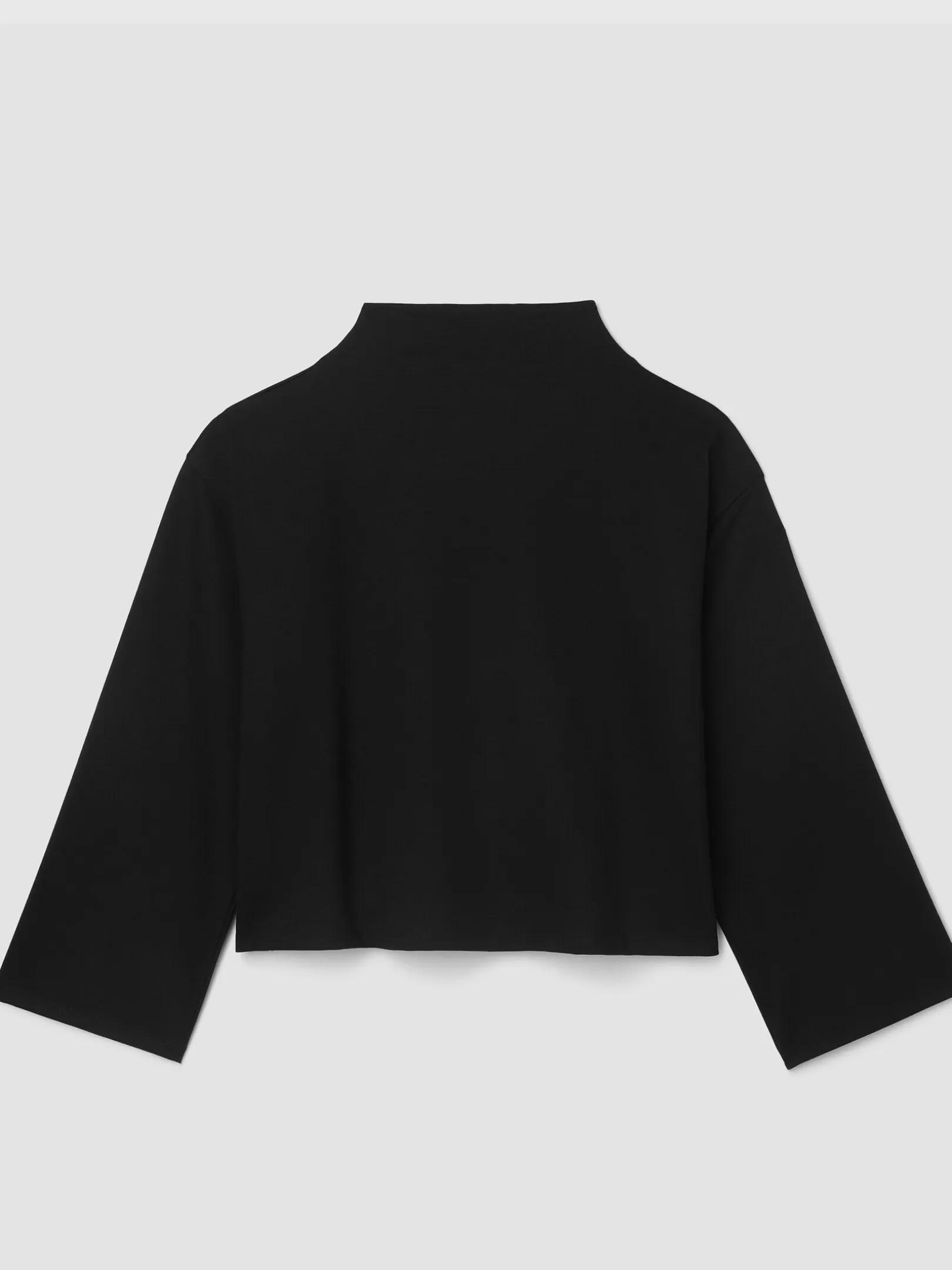 Lightweight Ponte Funnel Neck Top