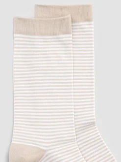 Micro Stripe Cotton Trouser Sock