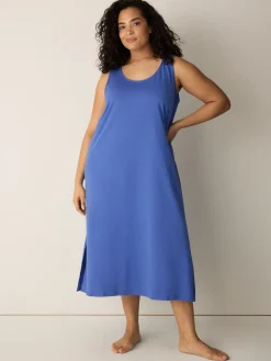Organic Cotton Interlock Tank Sleep Dress