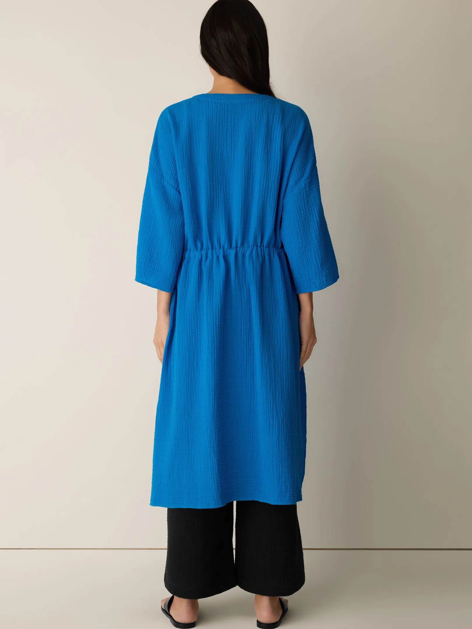 Organic Cotton Lofty Gauze Caftan