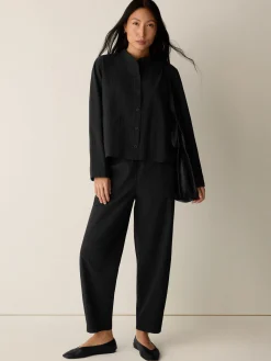 Organic Cotton Pucker Lantern Pant