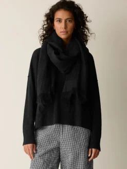 Organic Linen Circles Scarf