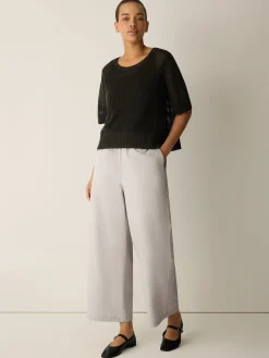 Organic Linen Cotton Round Neck Top