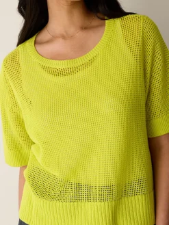 Organic Linen Cotton Round Neck Top