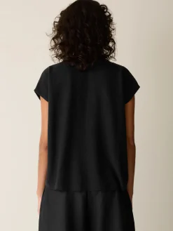 Organic Linen Cotton V-Neck Top