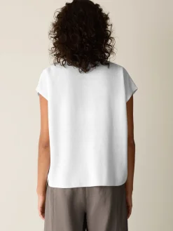 Organic Linen Cotton V-Neck Top