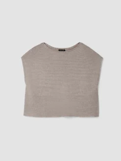 Organic Linen Délavé Square Top