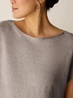 Organic Linen Délavé Square Top