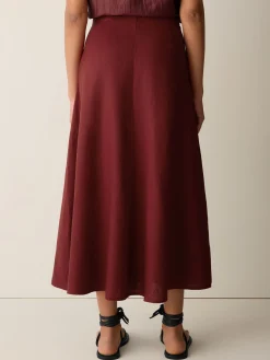 Organic Linen Half-Circle Skirt