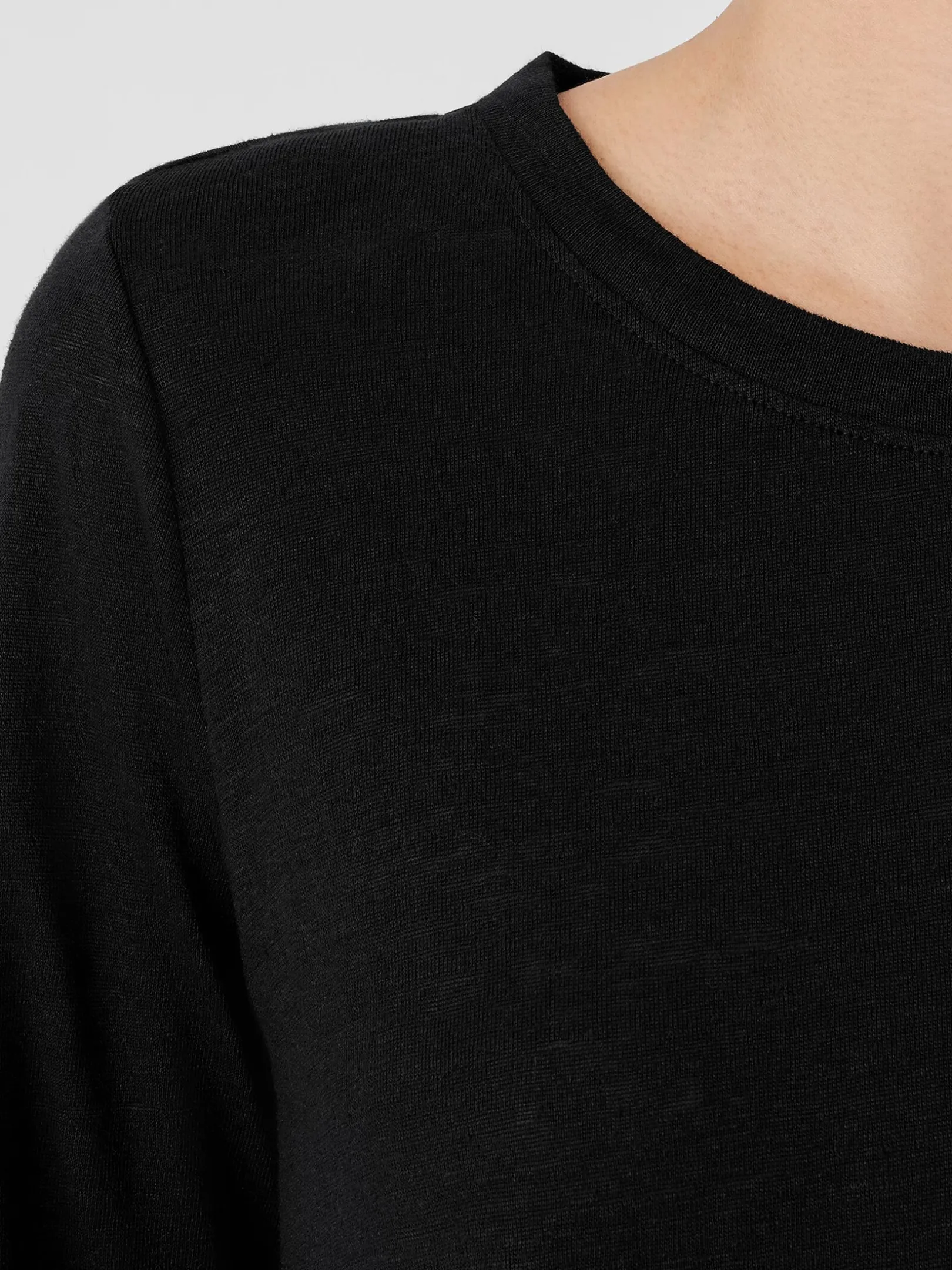 Organic Linen Jersey Long-Sleeve Tee