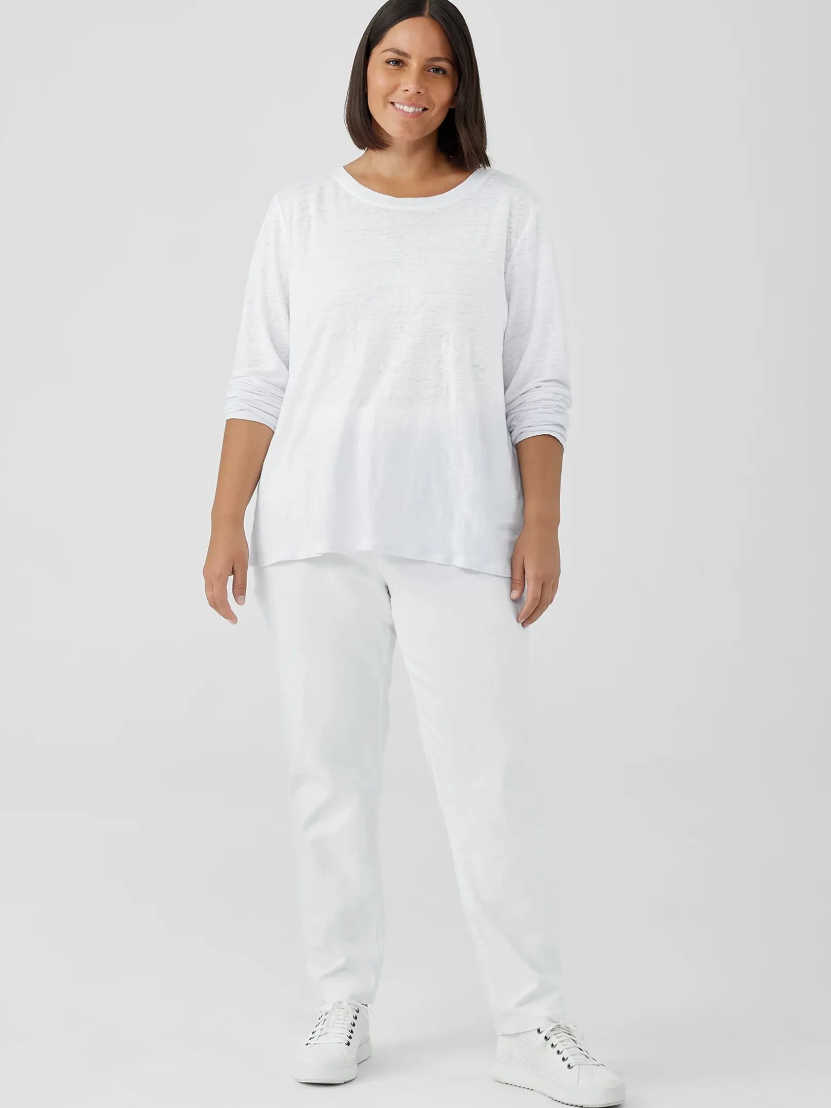 Organic Linen Jersey Long-Sleeve Tee