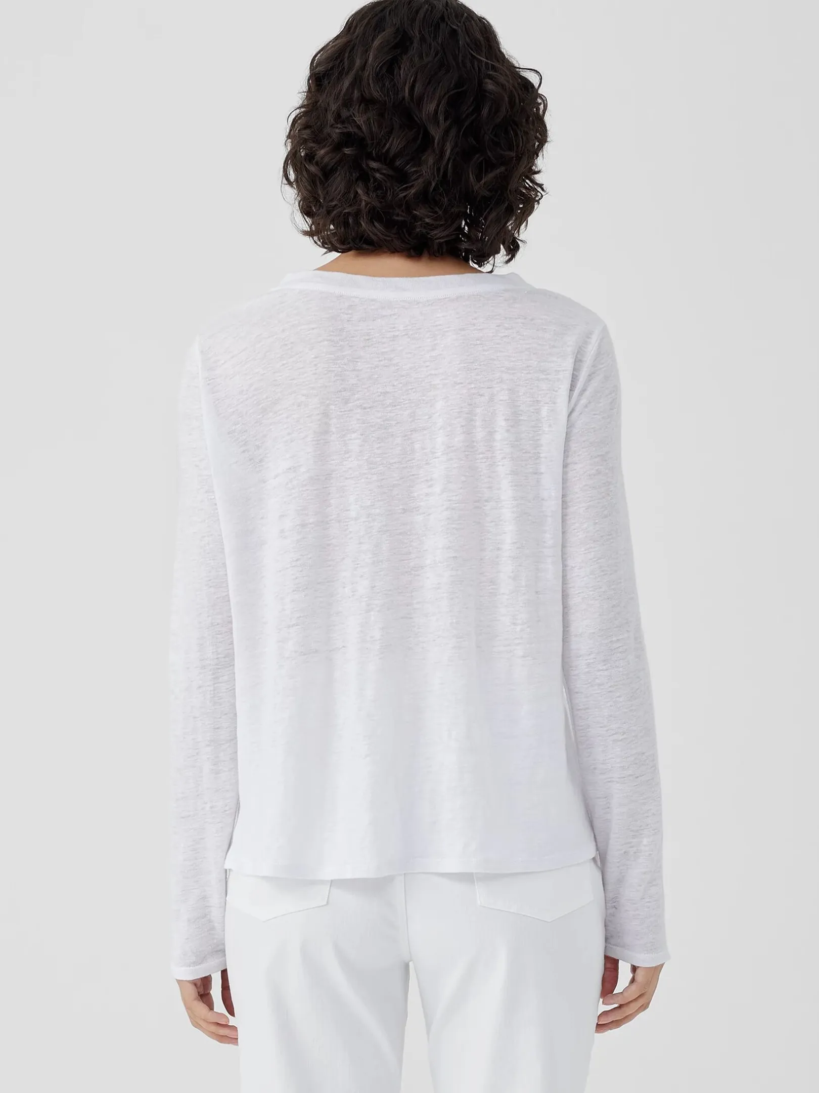 Organic Linen Jersey Long-Sleeve Tee