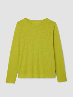 Organic Linen Jersey Long-Sleeve Tee