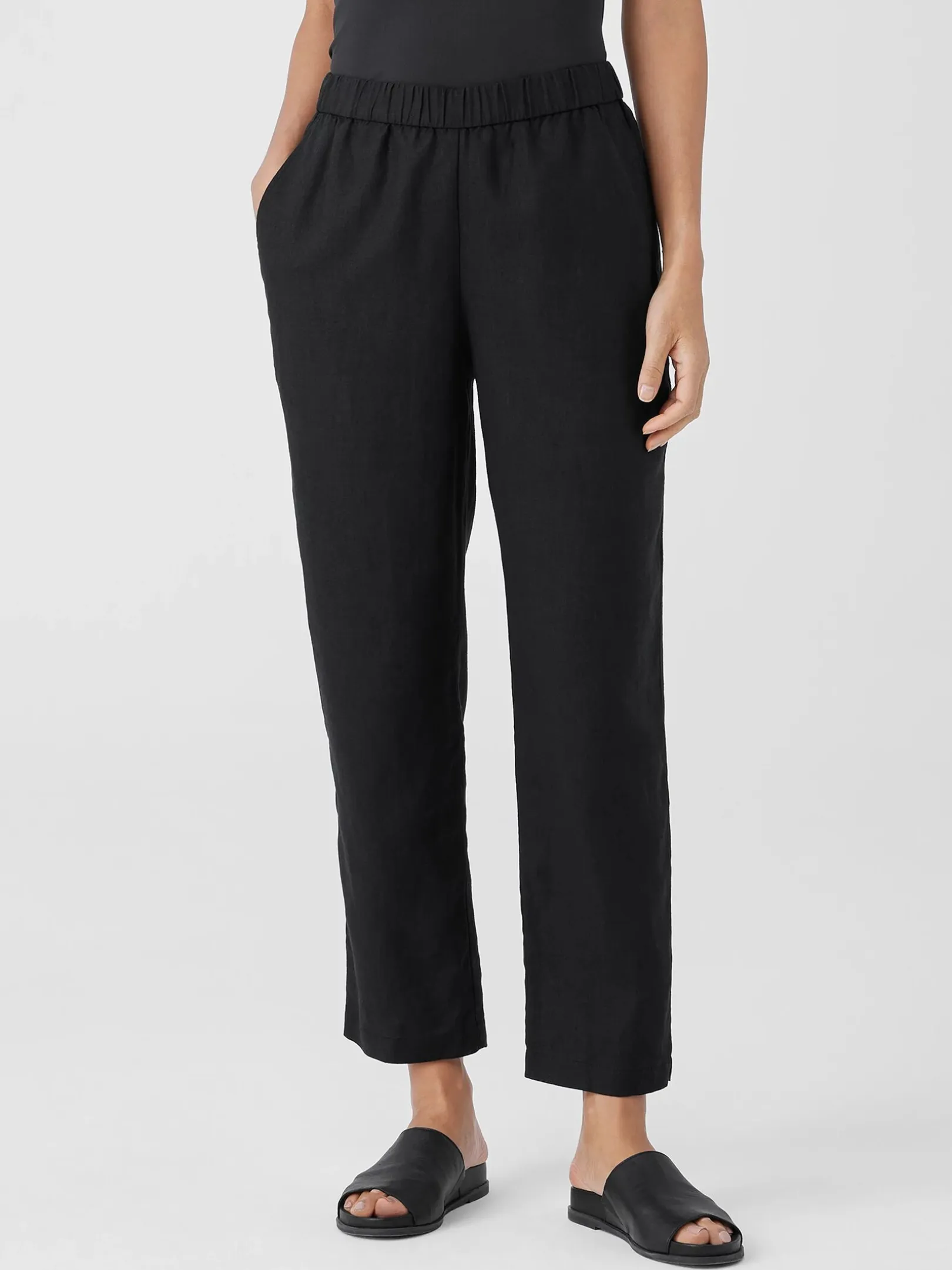 Organic Linen Tapered Pant