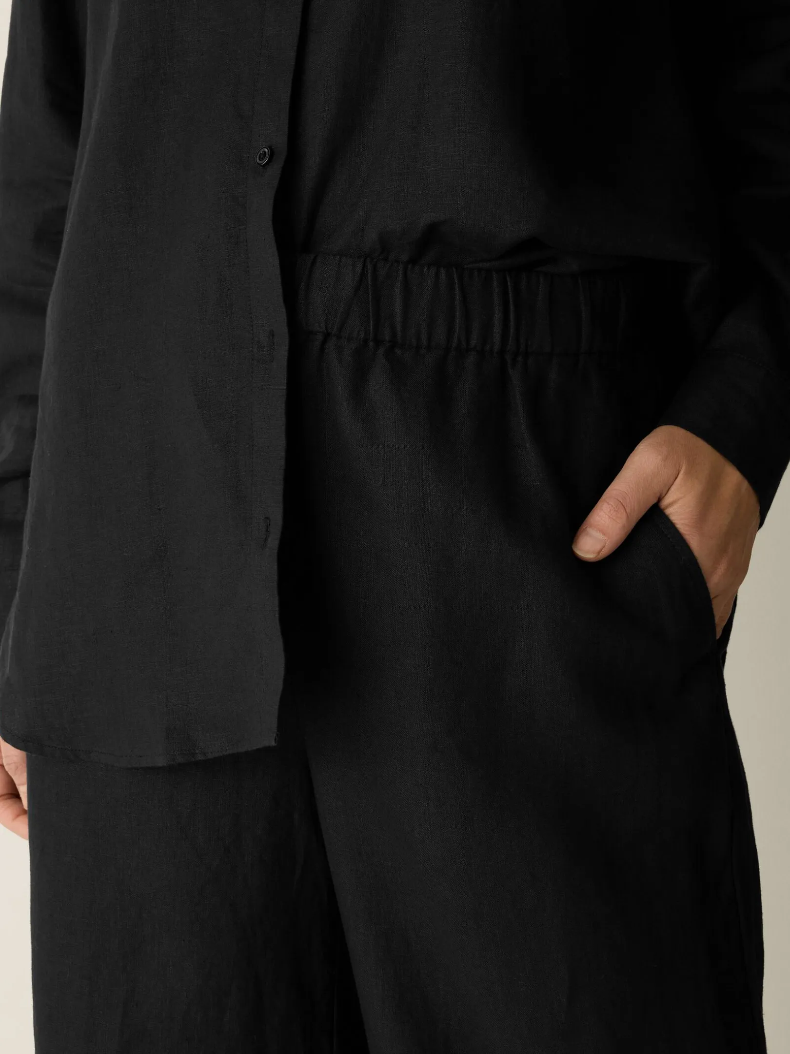 Organic Linen Wide-Leg Pant