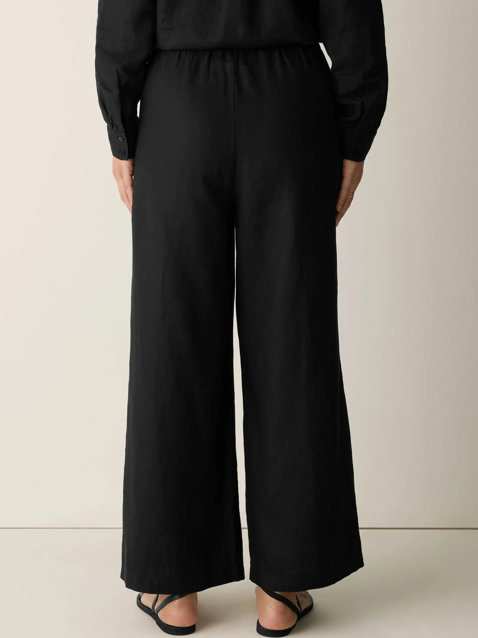 Organic Linen Wide-Leg Pant