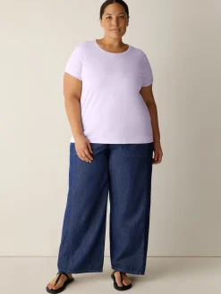 Organic Pima Cotton Jersey Round Neck Tee