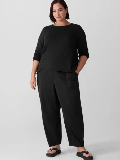 Peruvian Cotton BlendBateau Neck Top