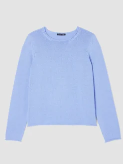 Peruvian Cotton Blend Jewel Neck Top