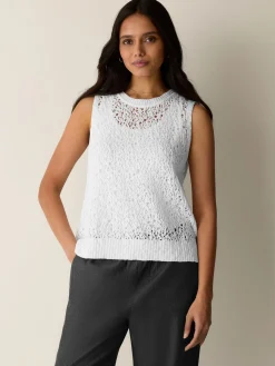 Peruvian Organic Cotton Slub Jewel Neck Tank