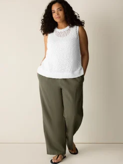 Peruvian Organic Cotton Slub Jewel Neck Tank