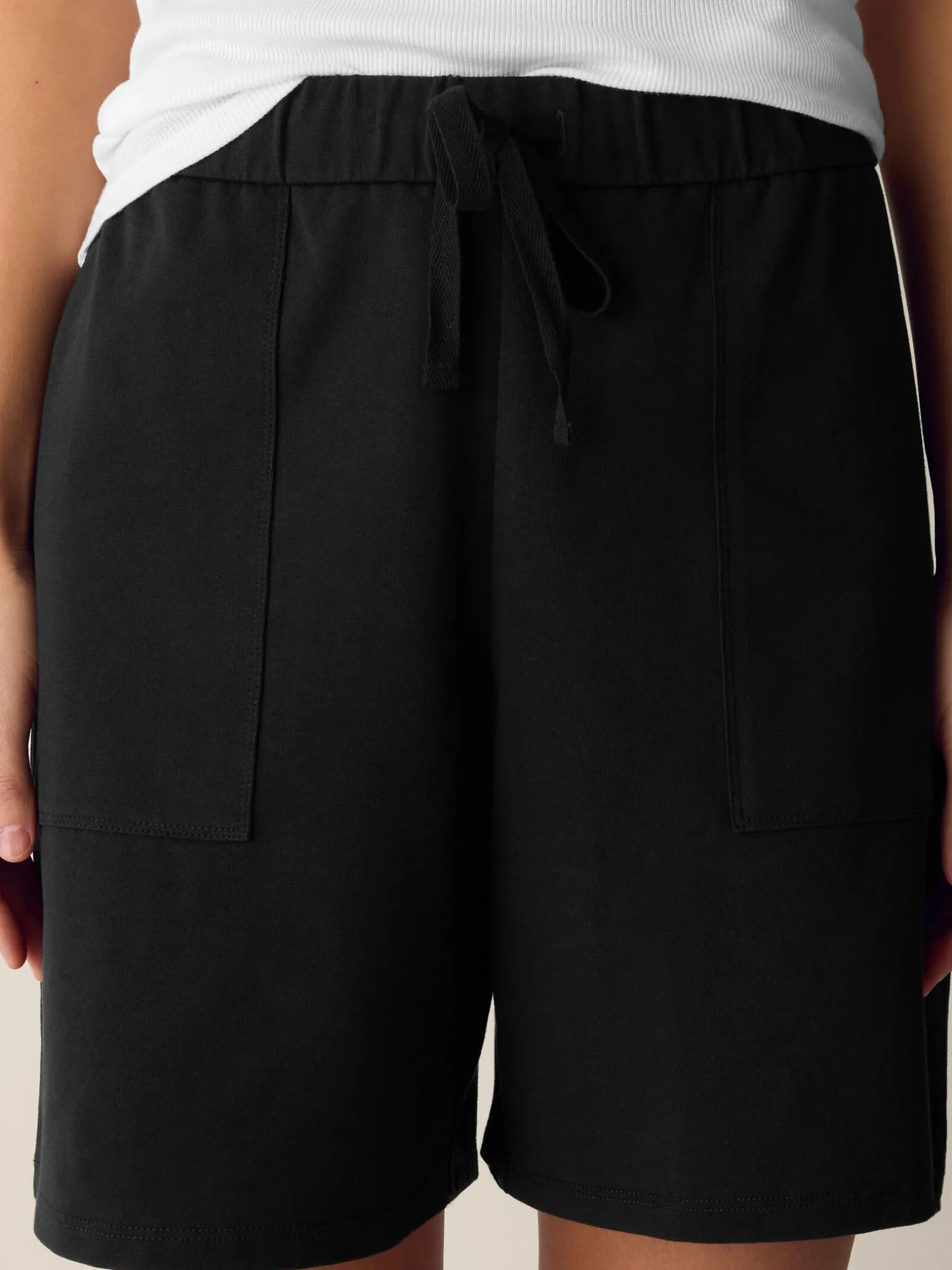 Pima Cotton Stretch Jersey Walking Shorts