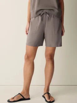 Pima Cotton Stretch Jersey Walking Shorts