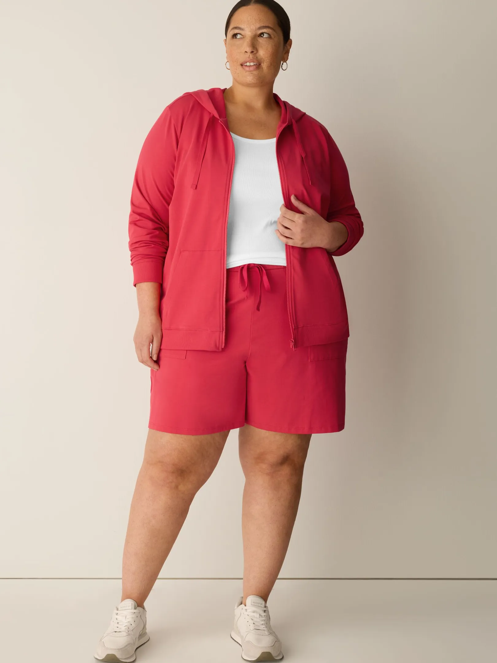 Pima Cotton Stretch Jersey Walking Shorts