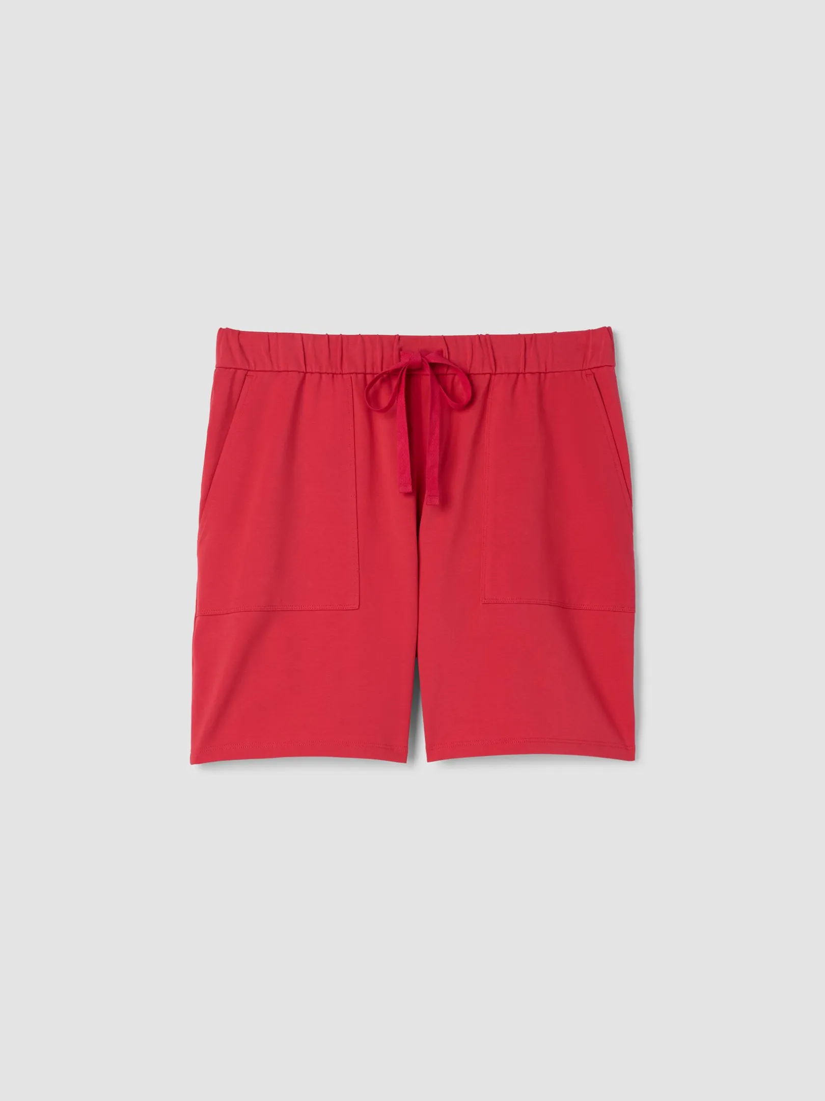 Pima Cotton Stretch Jersey Walking Shorts