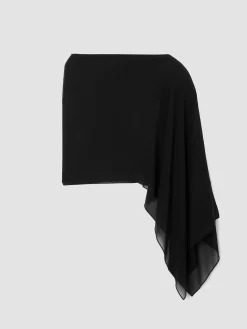 Sheer Silk Georgette Wrap